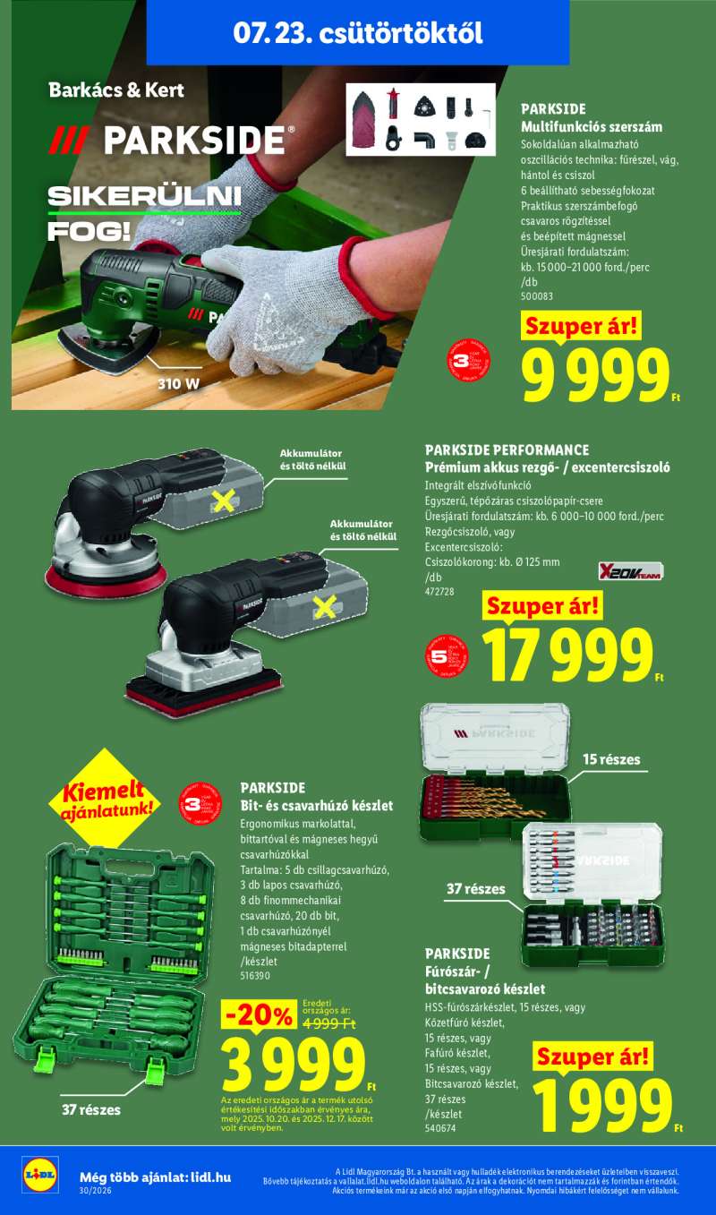 Lidl Érvényes 07.23-tól 36 oldal