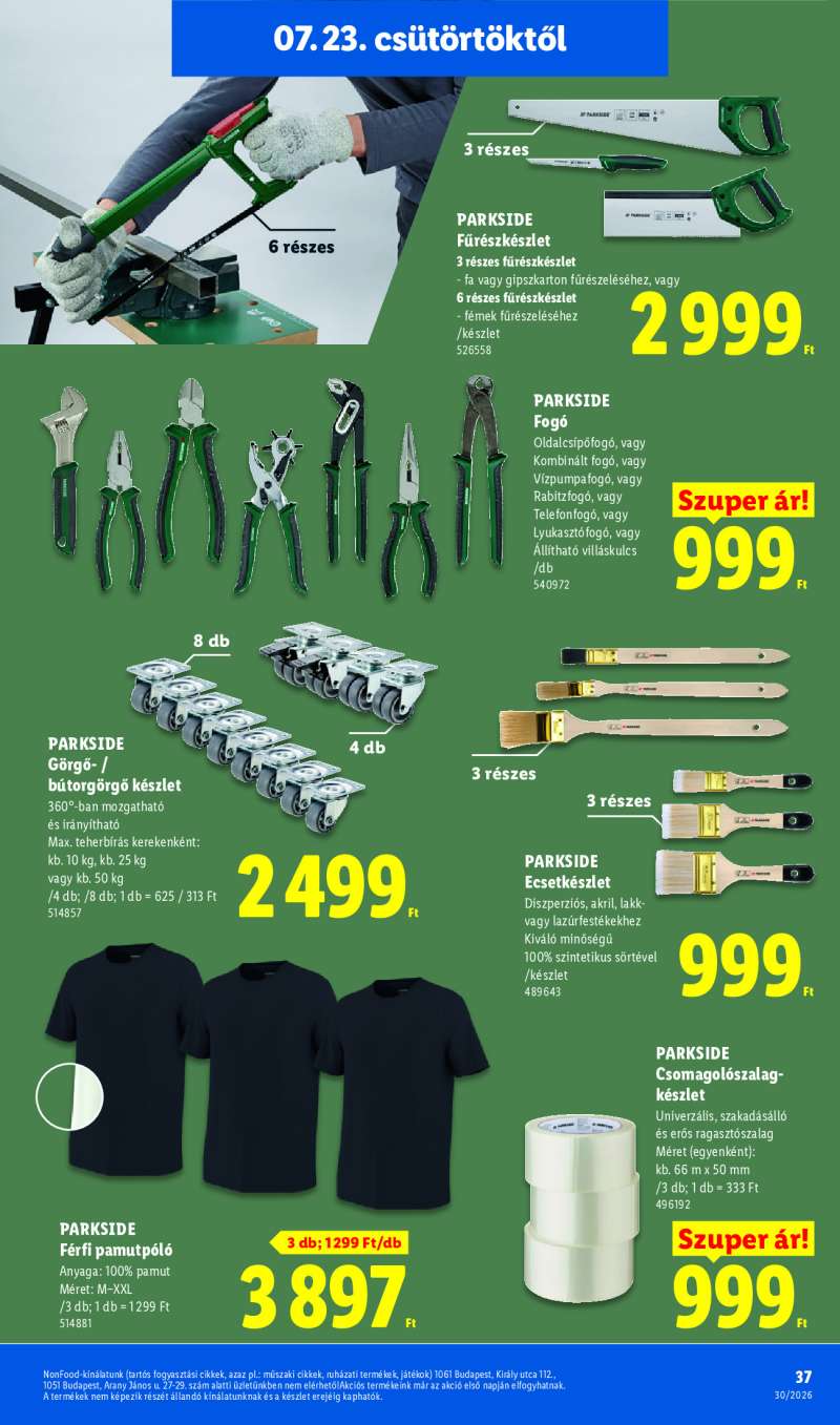 Lidl Érvényes 07.23-tól 37 oldal