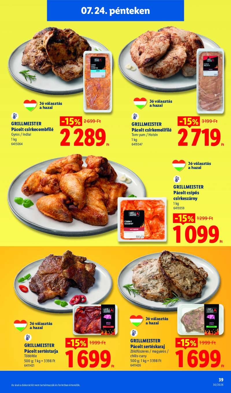 Lidl Érvényes 07.23-tól 39 oldal