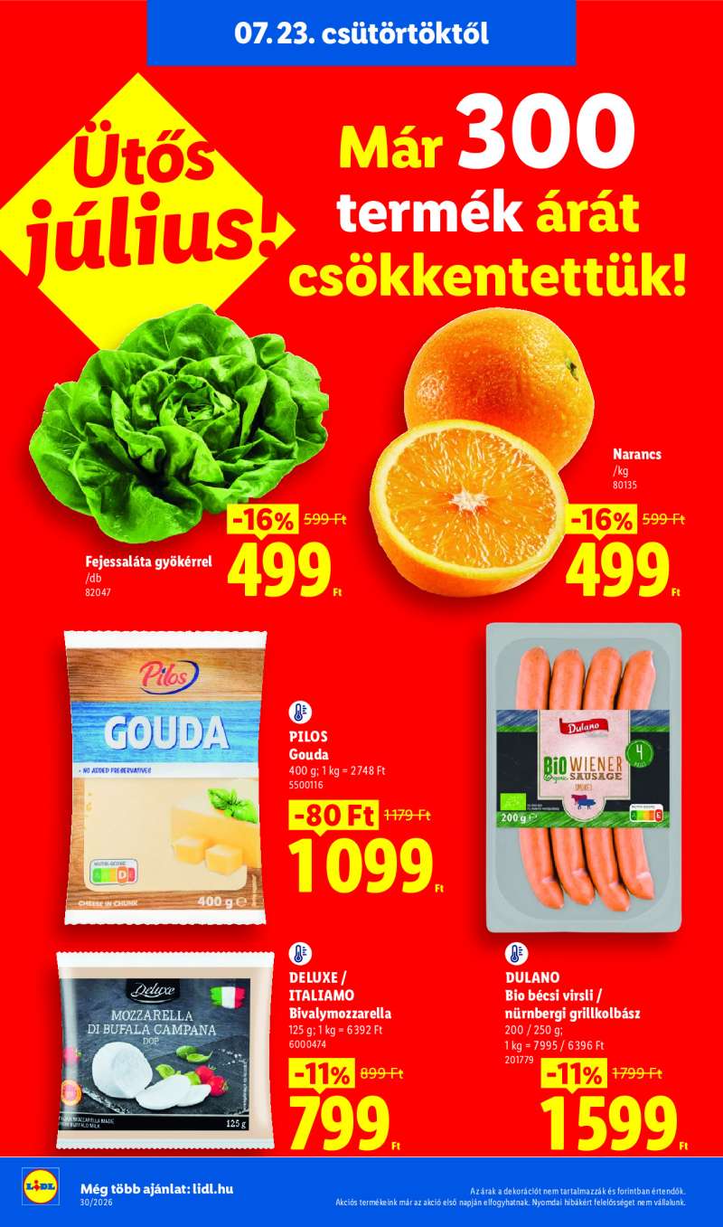 Lidl Érvényes 07.23-tól 4 oldal