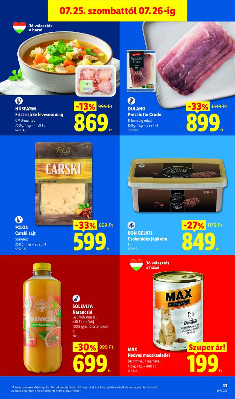 Lidl Érvényes 07.23-tól 43 oldal
