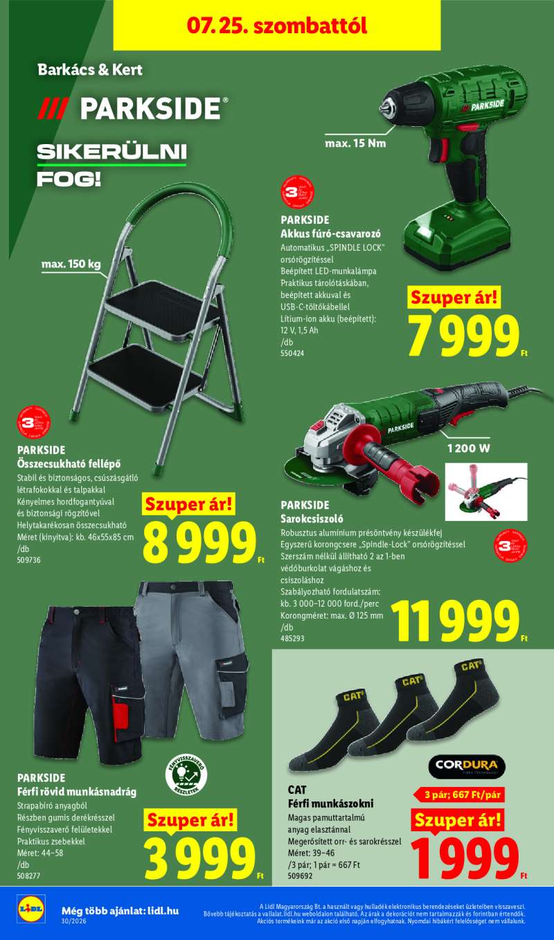 Lidl Érvényes 07.23-tól 46 oldal