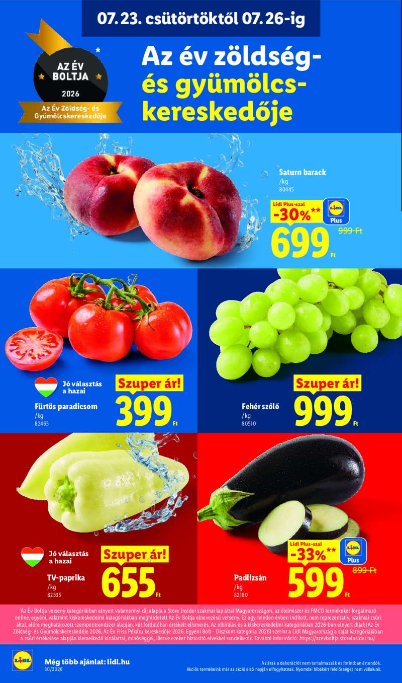 Lidl Érvényes 07.23-tól 6 oldal