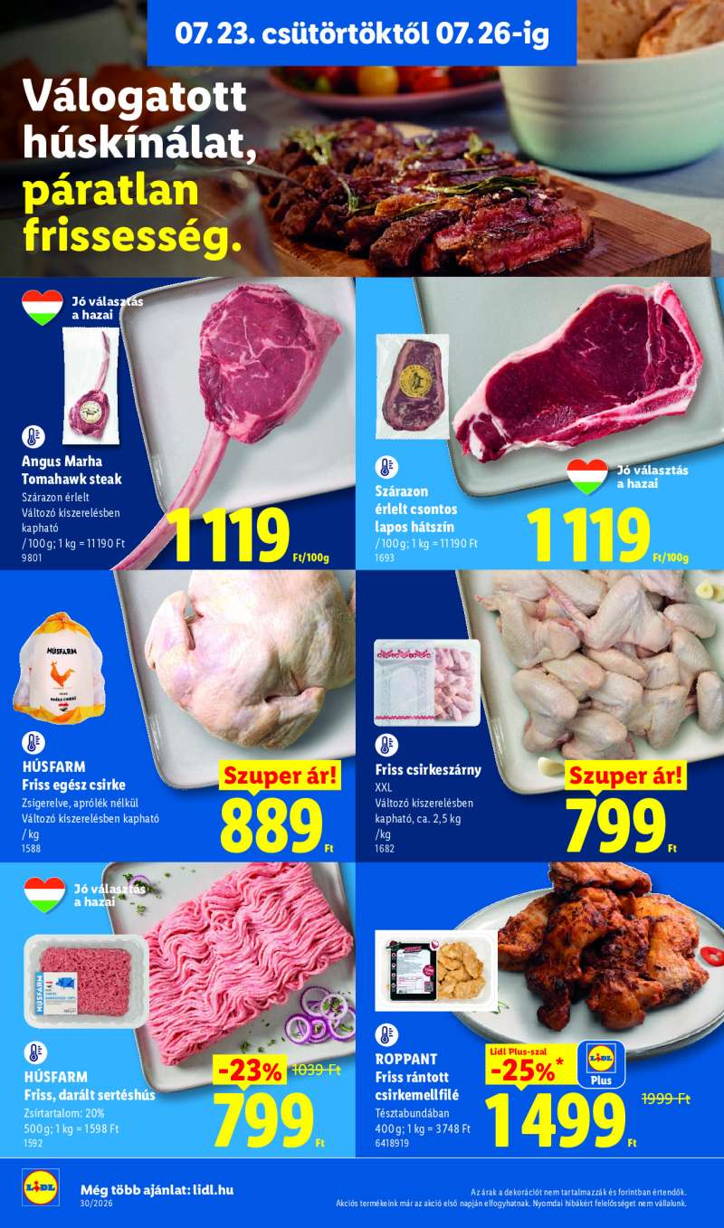 Lidl Érvényes 07.23-tól 8 oldal