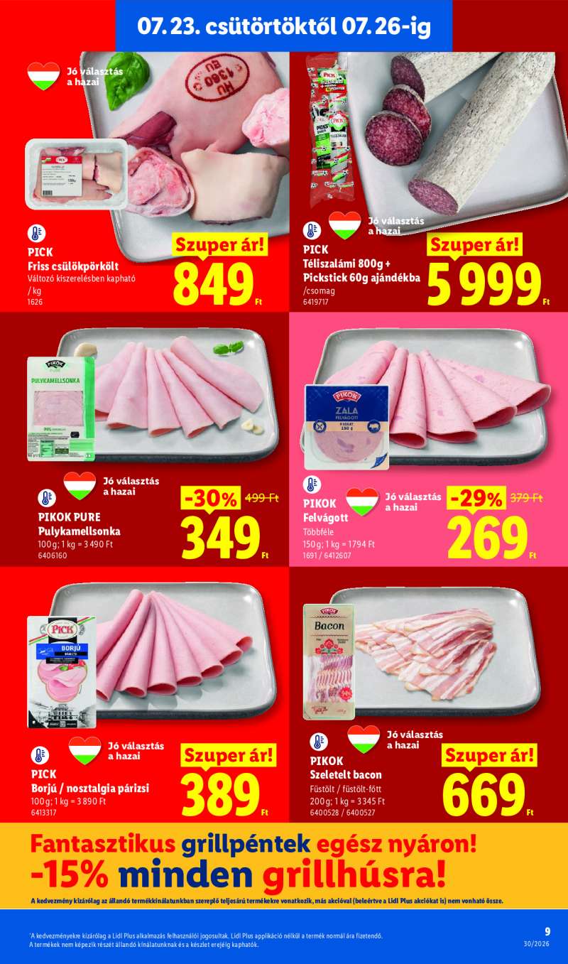 Lidl Érvényes 07.23-tól 9 oldal