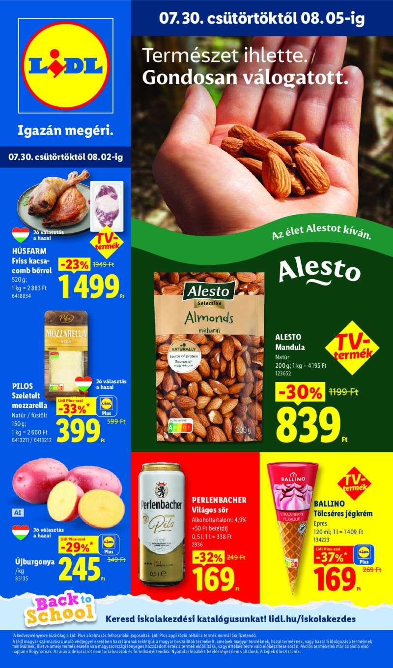 Lidl Érvényes 07.30-tól 1 oldal