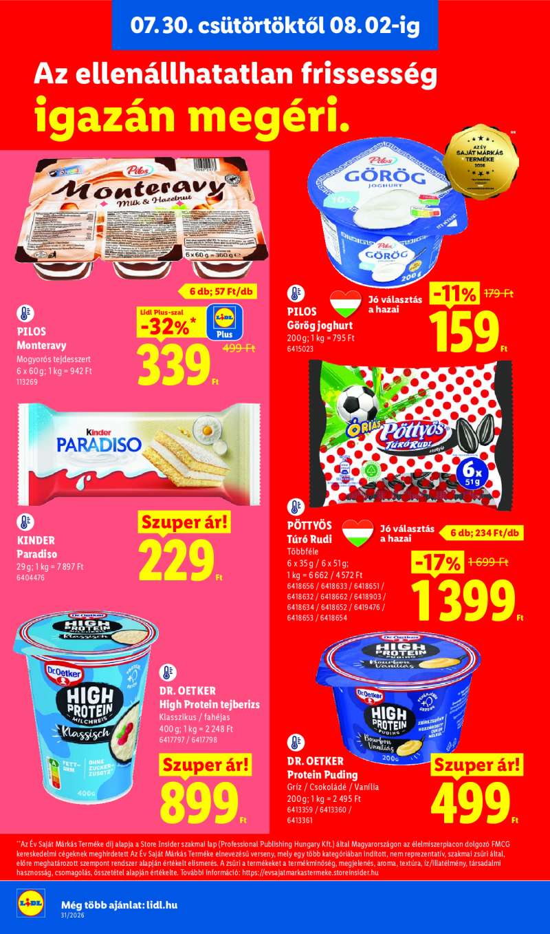 Lidl Érvényes 07.30-tól 10 oldal