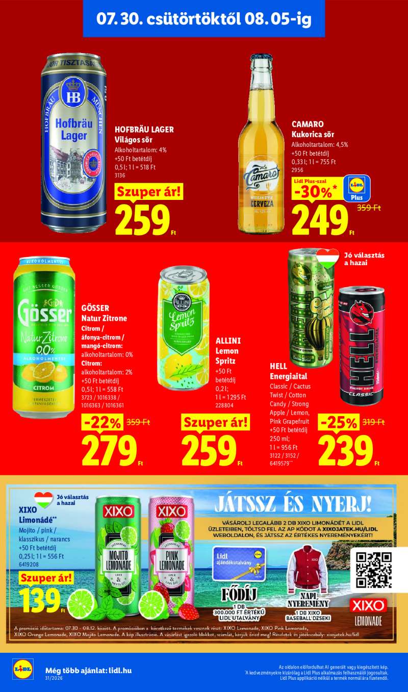 Lidl Érvényes 07.30-tól 16 oldal