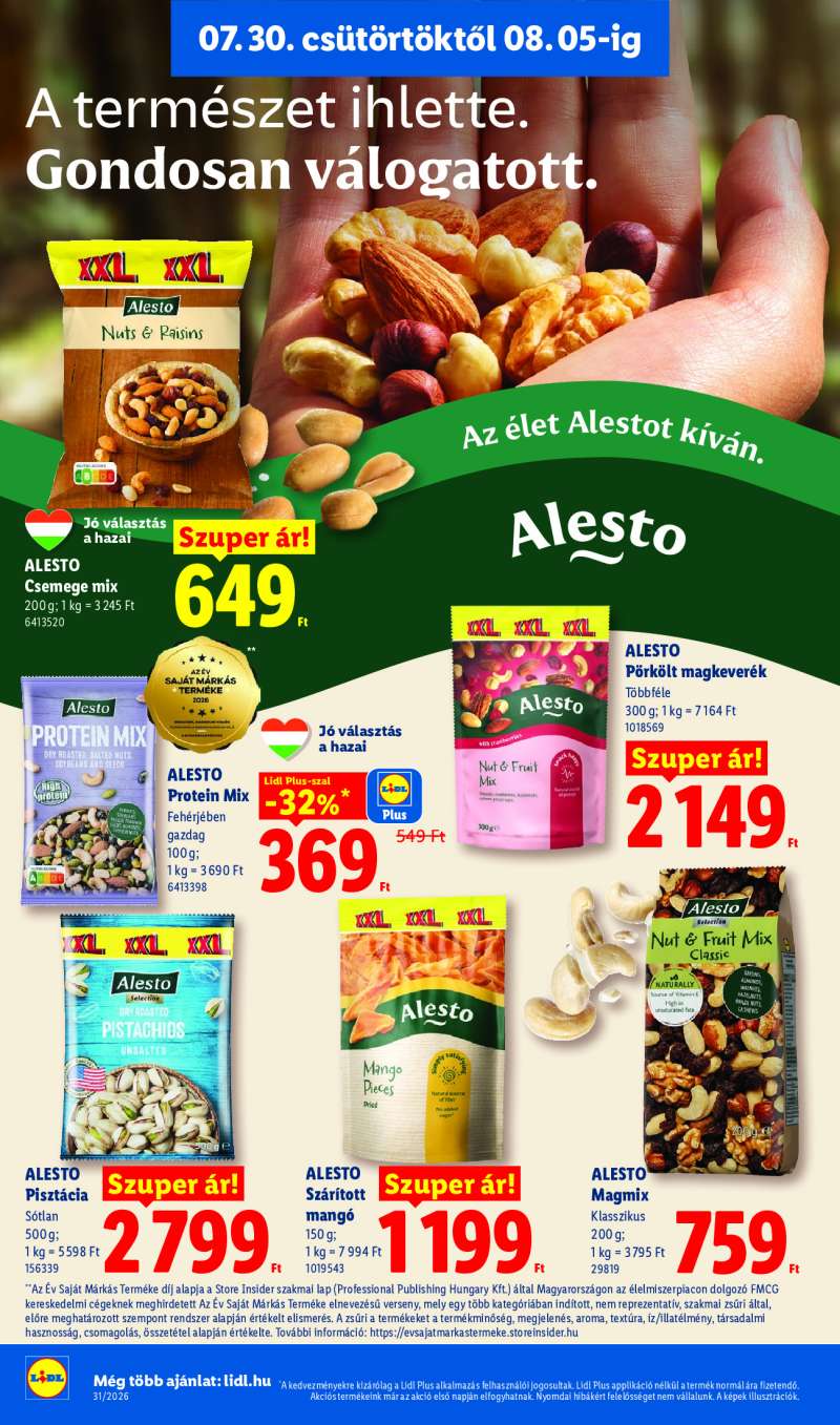 Lidl Érvényes 07.30-tól 20 oldal