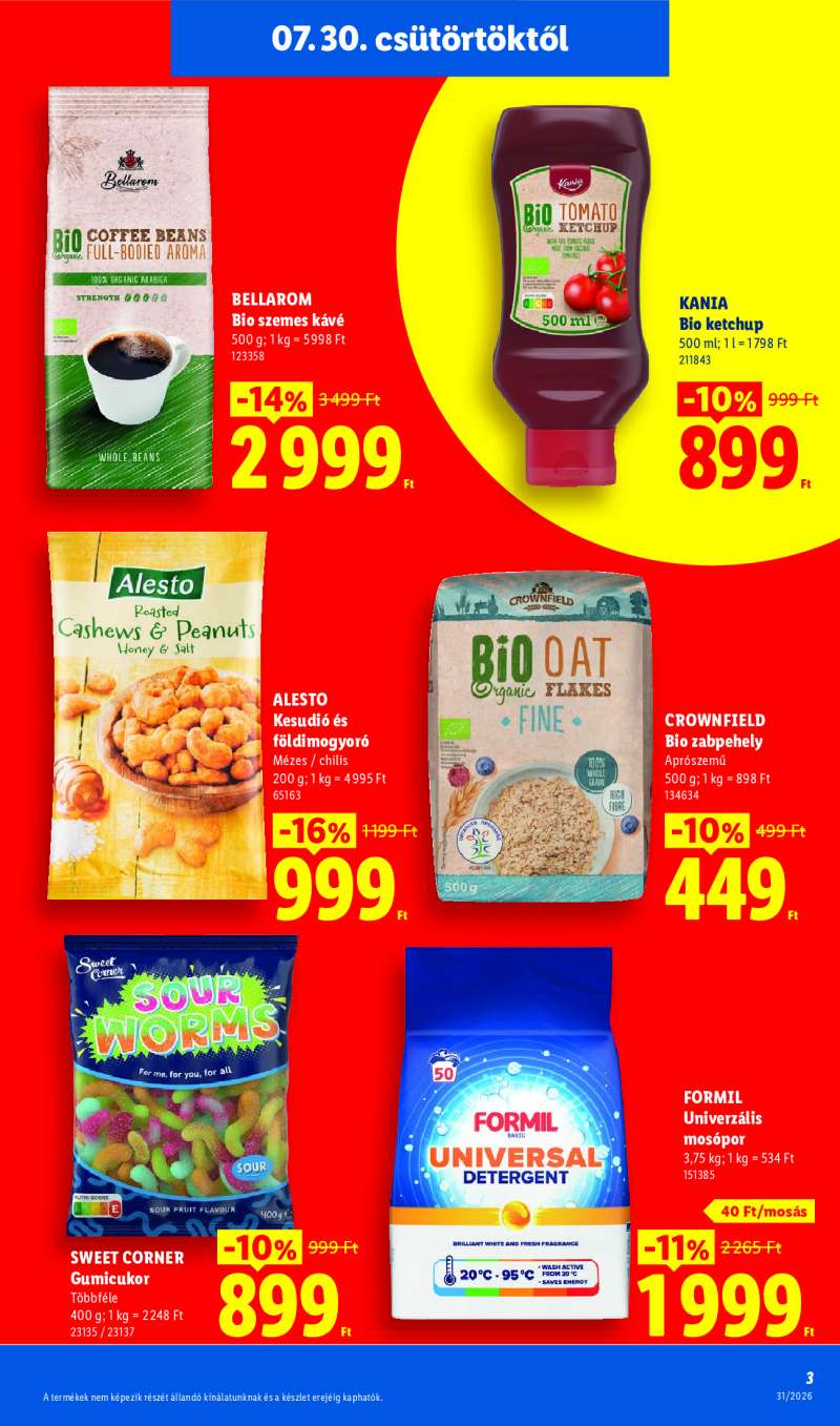 Lidl Érvényes 07.30-tól 3 oldal