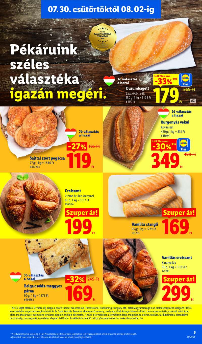 Lidl Érvényes 07.30-tól 5 oldal