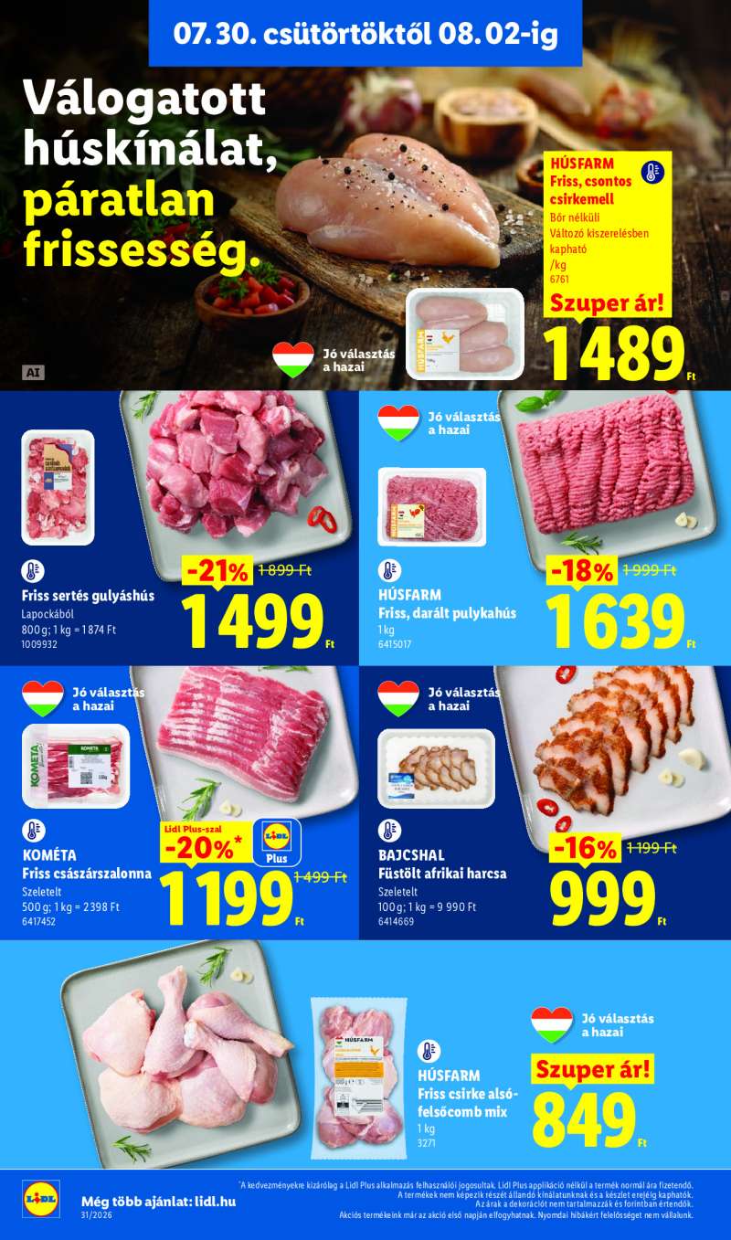 Lidl Érvényes 07.30-tól 6 oldal