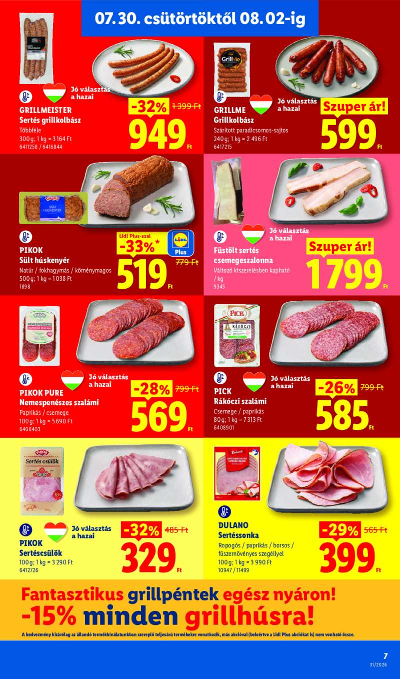 Lidl Érvényes 07.30-tól 7 oldal