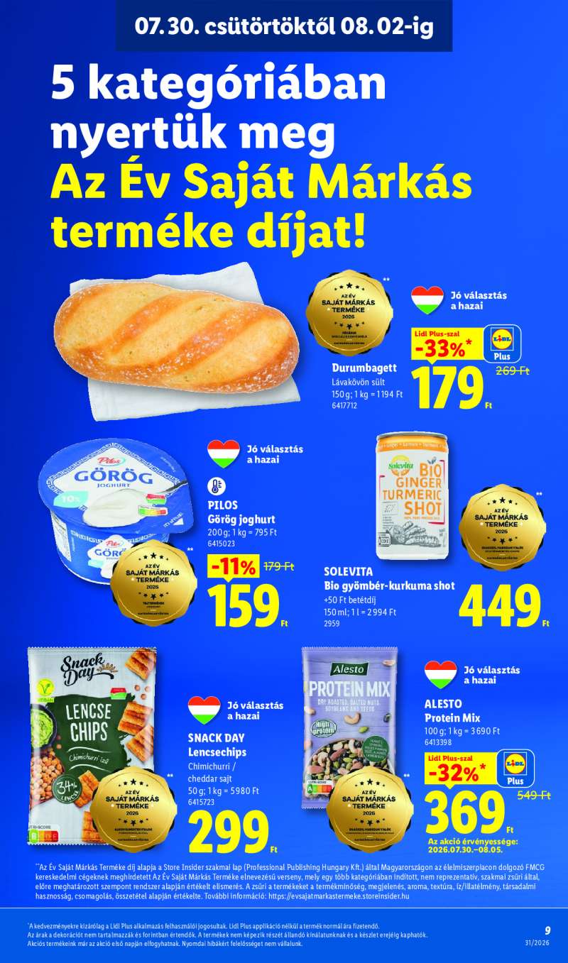 Lidl Érvényes 07.30-tól 9 oldal