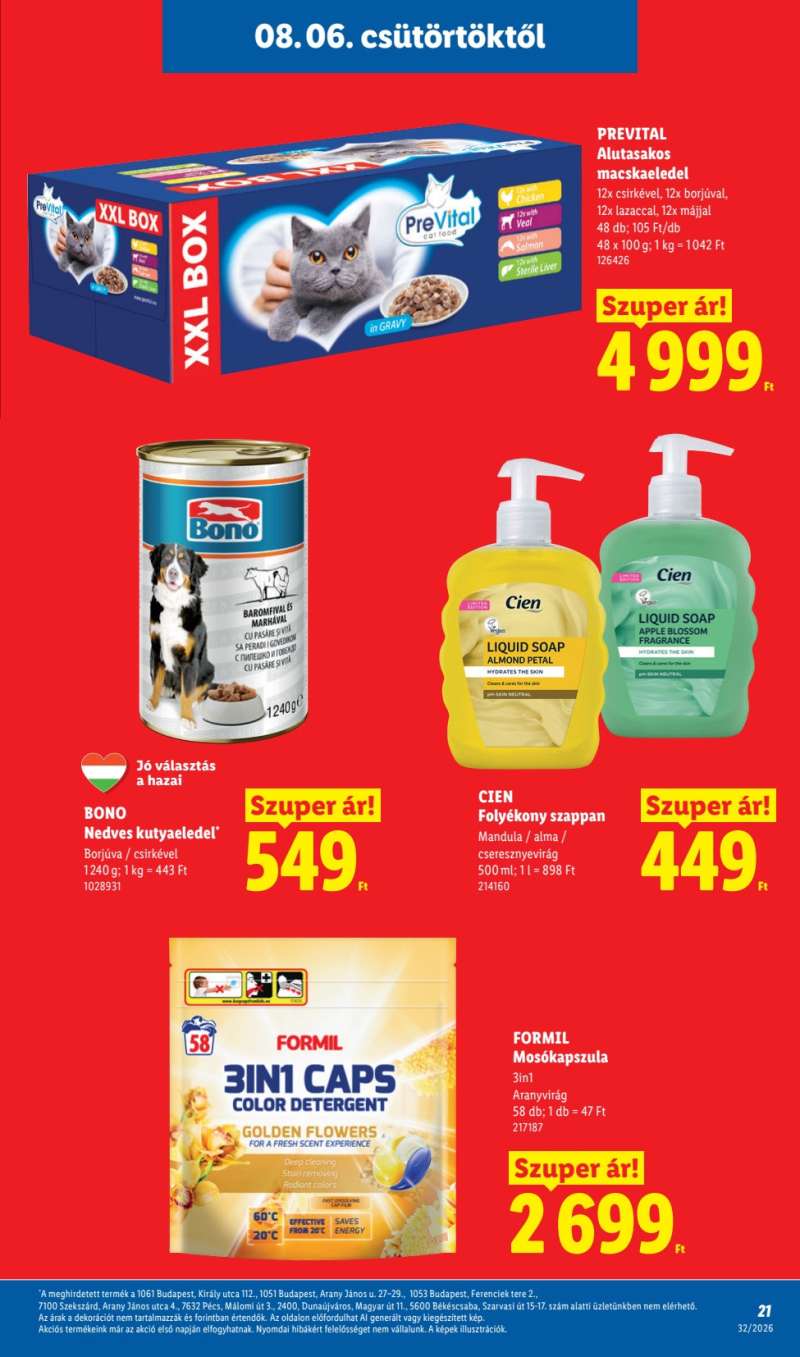 Lidl Akciós Újság 21 oldal