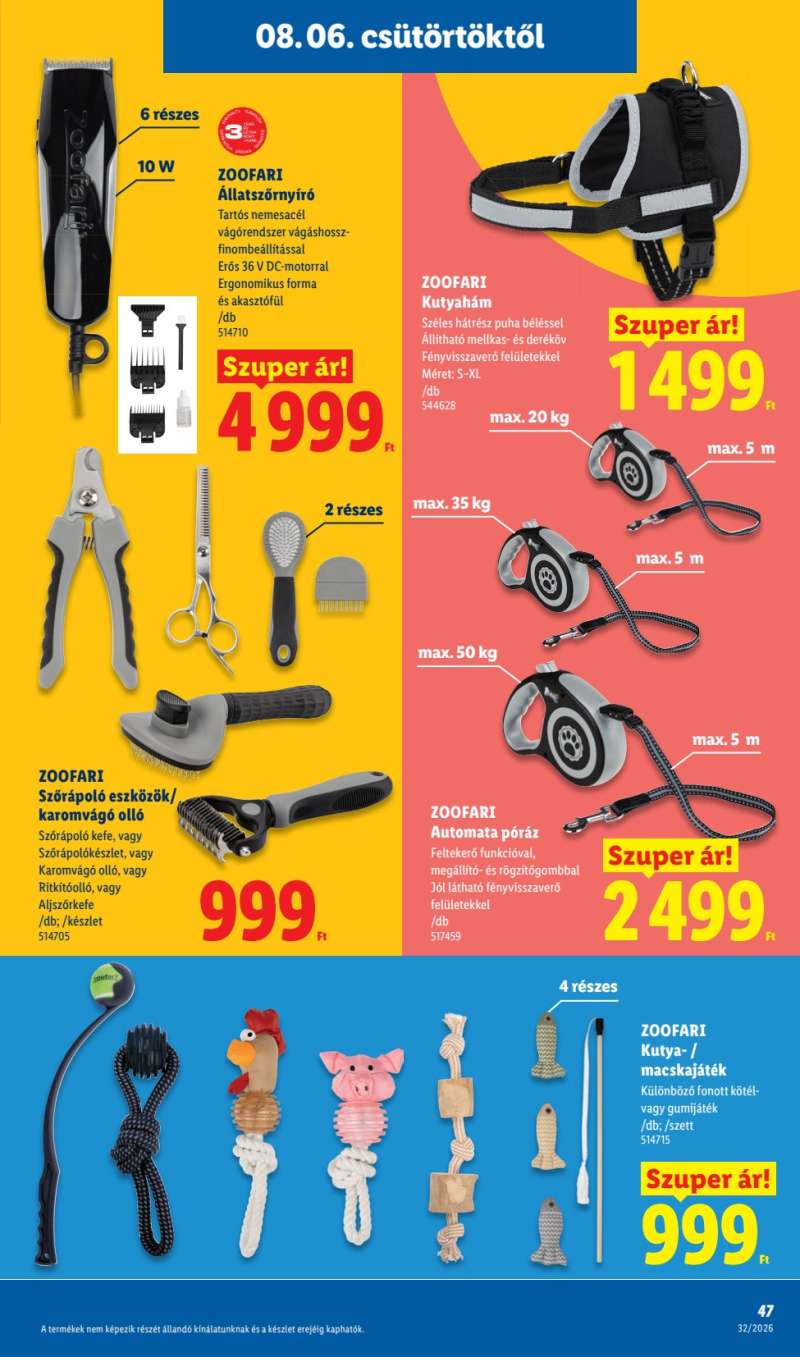 Lidl Akciós Újság 47 oldal