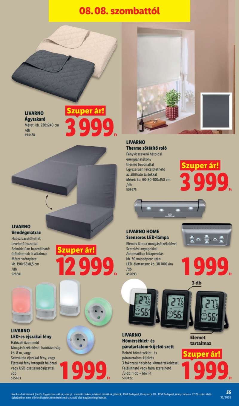 Lidl Akciós Újság 55 oldal