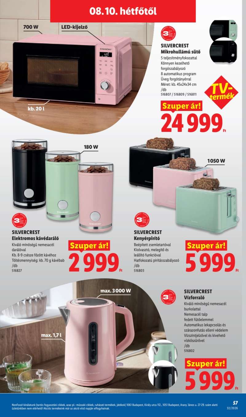 Lidl Akciós Újság 57 oldal
