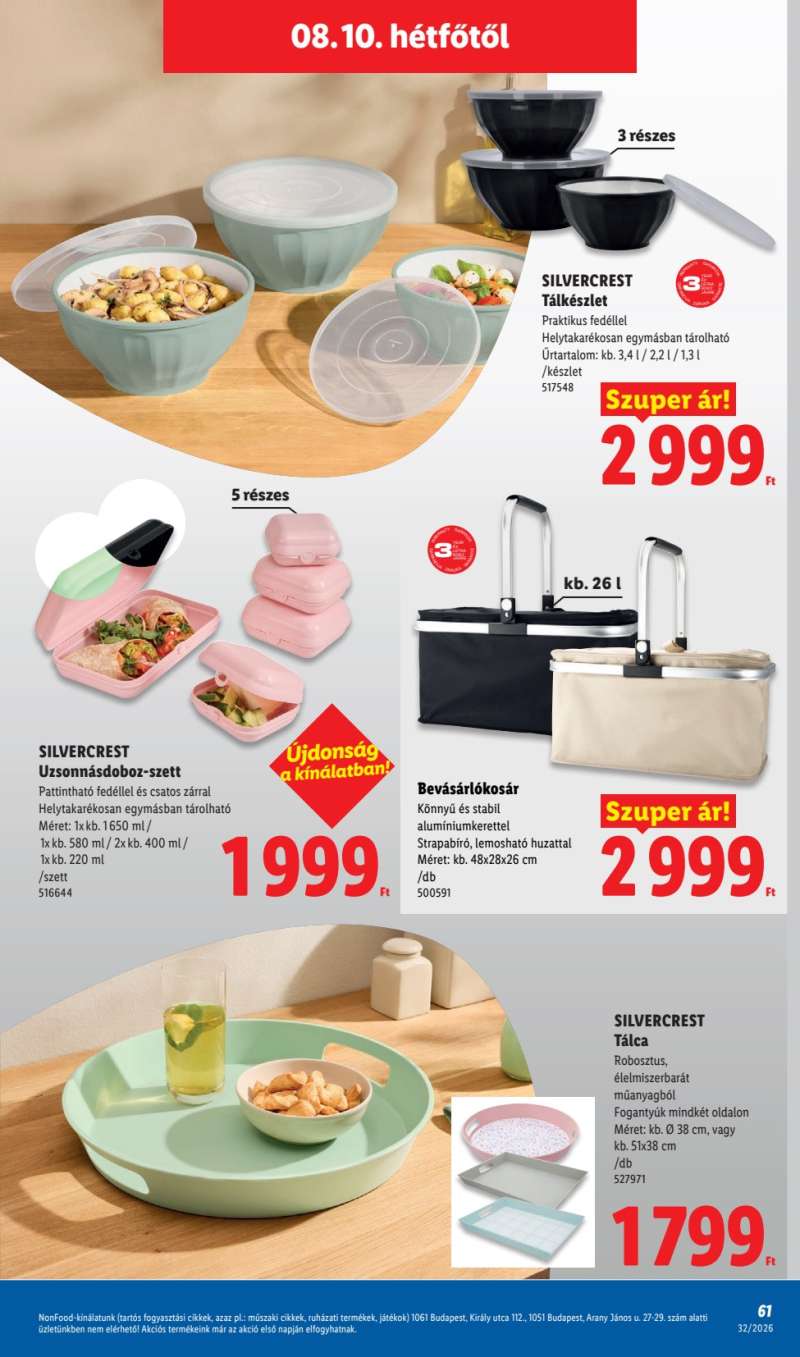 Lidl Akciós Újság 61 oldal