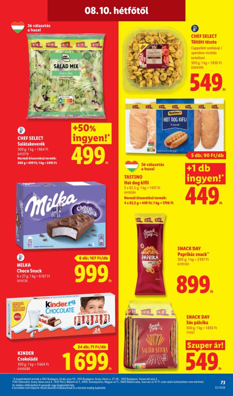 Lidl Akciós Újság 73 oldal