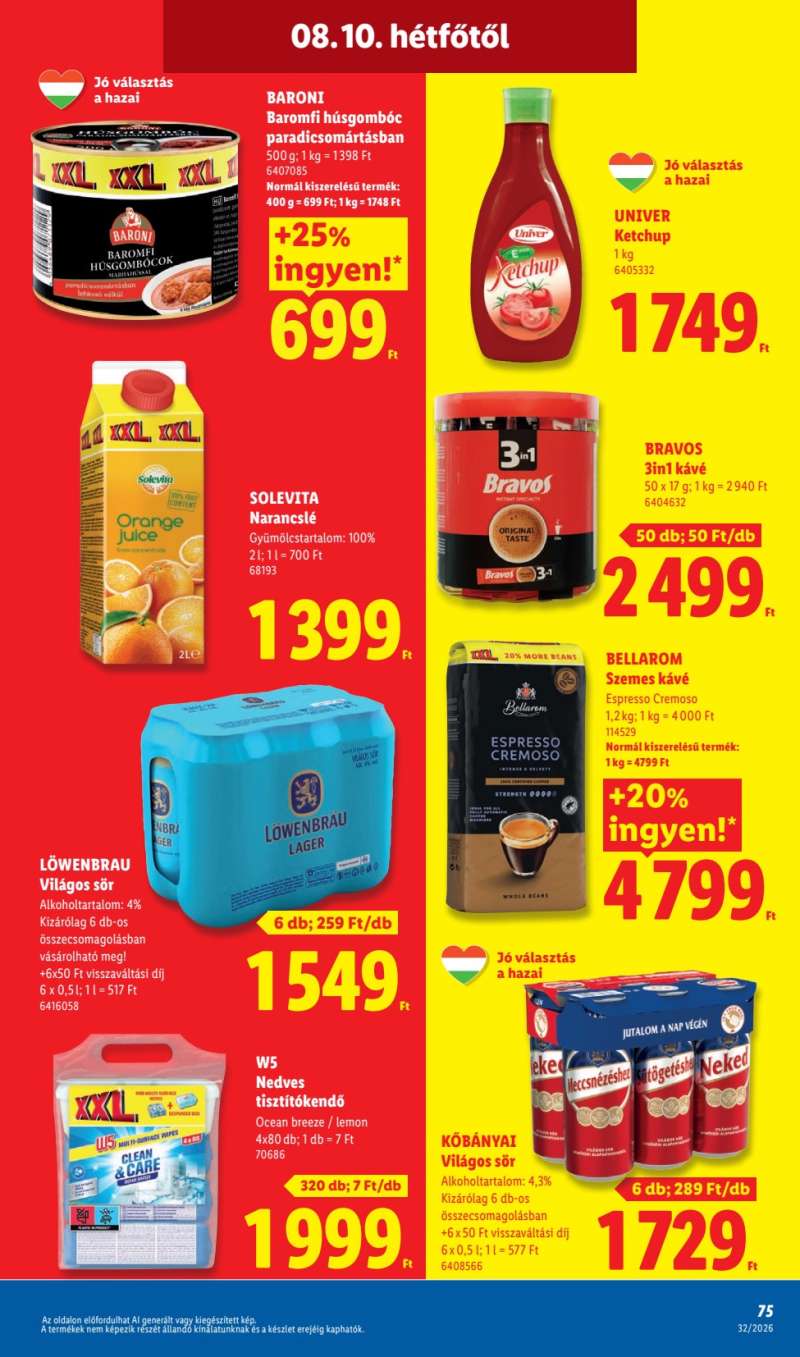 Lidl Akciós Újság 75 oldal
