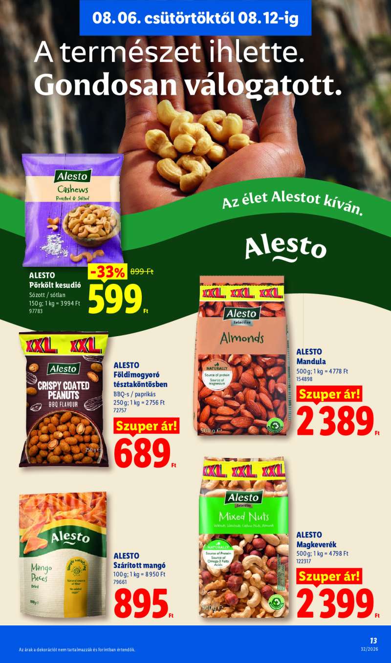 Lidl Érvényes 08.06-tól 13 oldal
