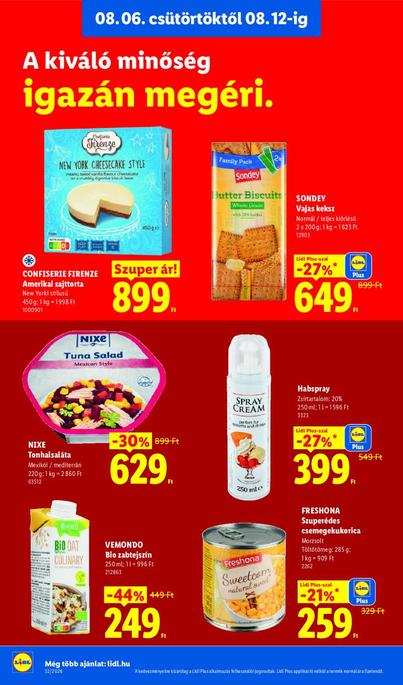 Lidl Érvényes 08.06-tól 14 oldal