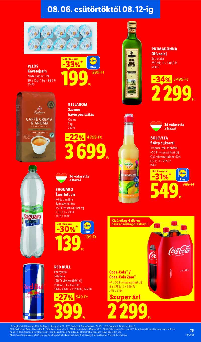 Lidl Érvényes 08.06-tól 15 oldal