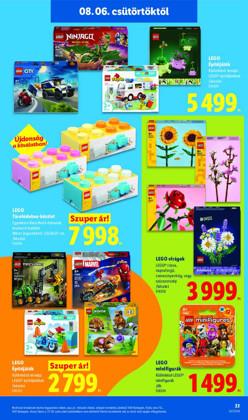 Lidl Érvényes 08.06-tól 33 oldal