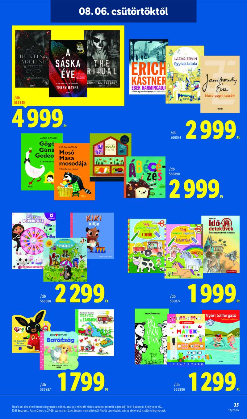 Lidl Érvényes 08.06-tól 35 oldal