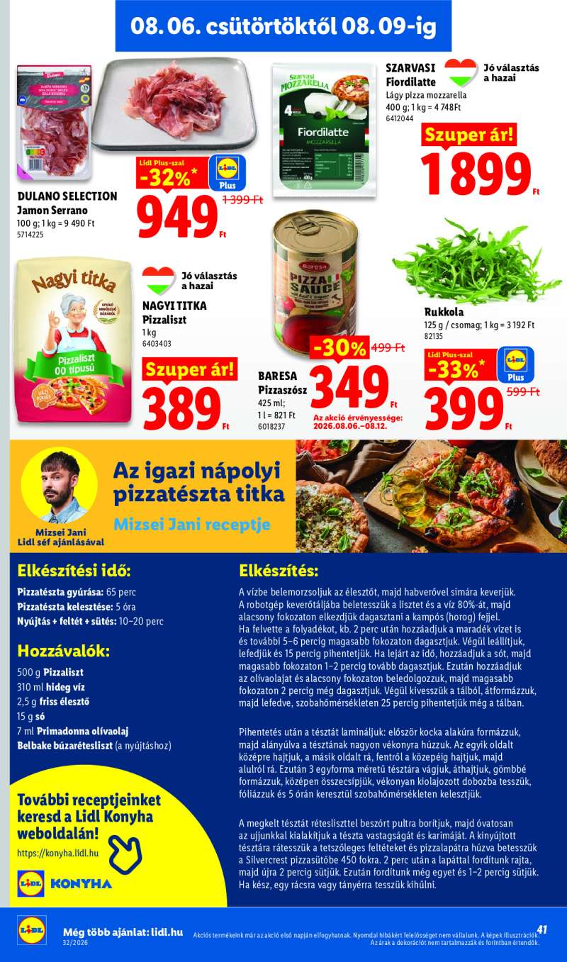 Lidl Érvényes 08.06-tól 41 oldal