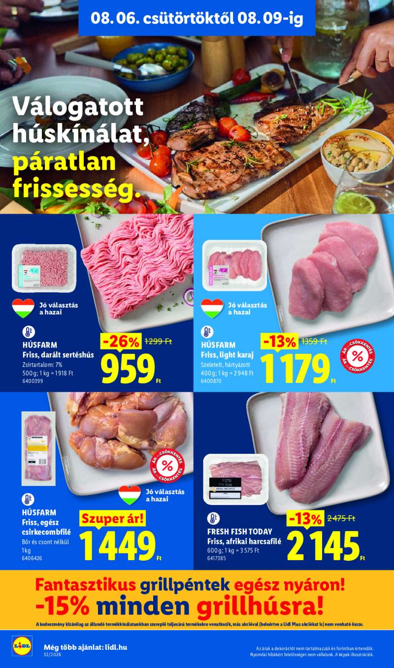 Lidl Érvényes 08.06-tól 8 oldal