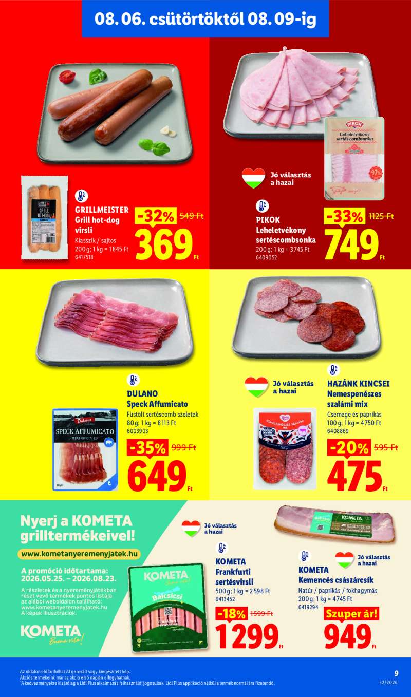Lidl Érvényes 08.06-tól 9 oldal