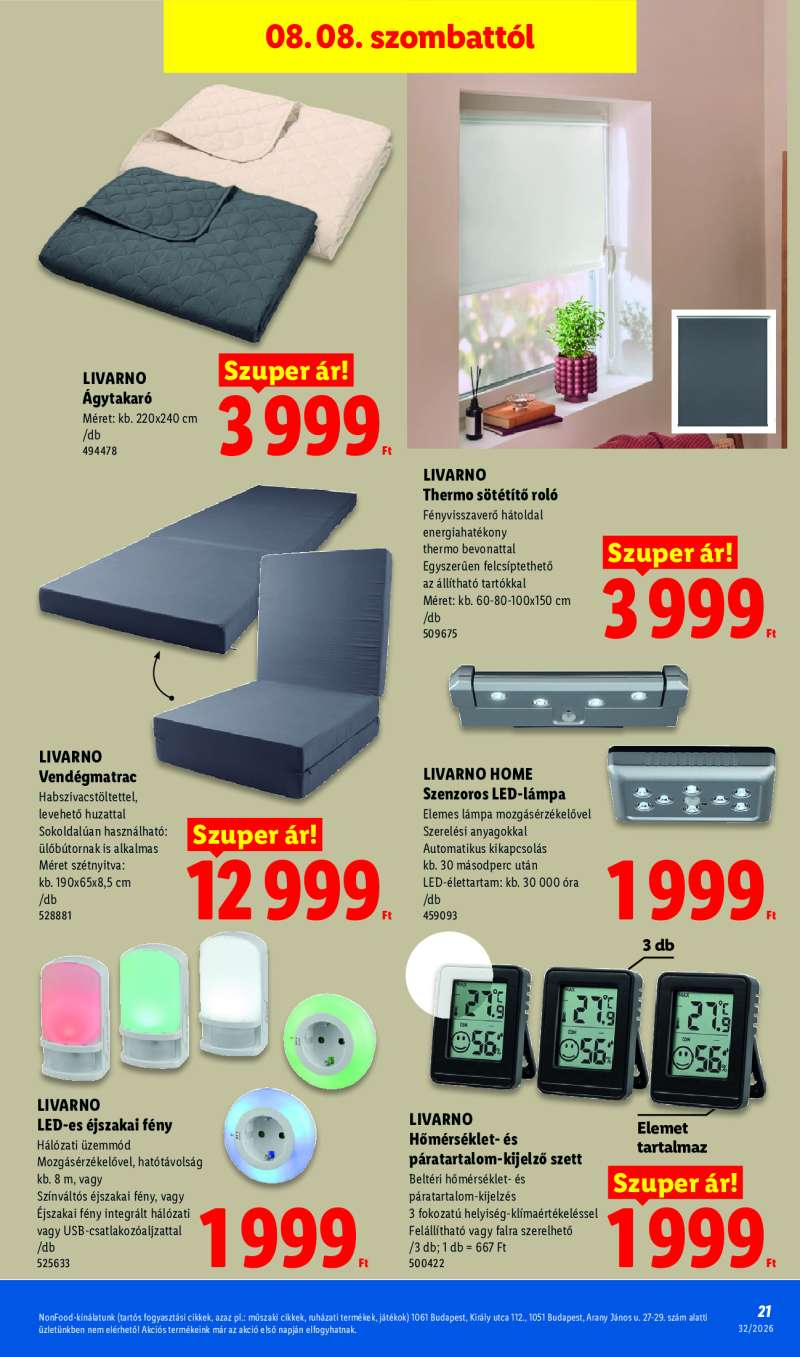 Lidl NonFood Újság 19 oldal