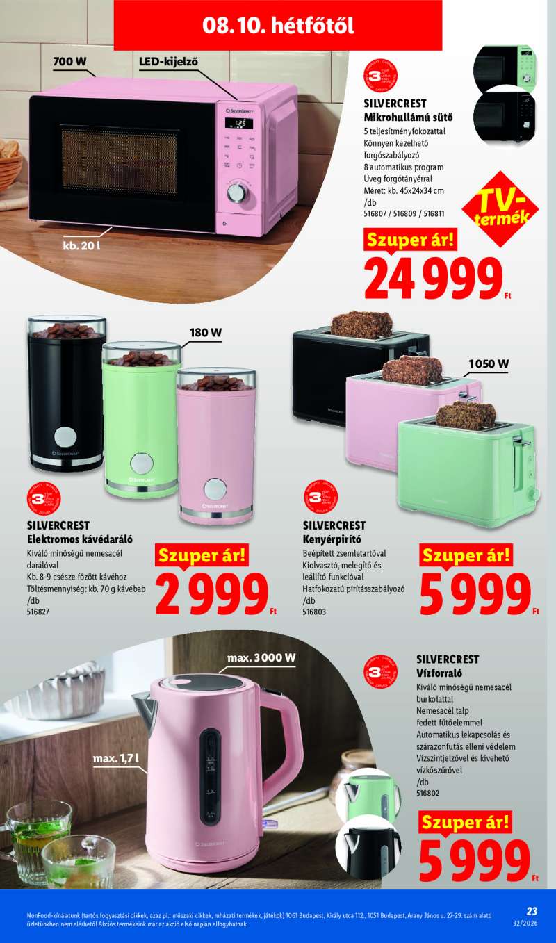 Lidl NonFood Újság 21 oldal
