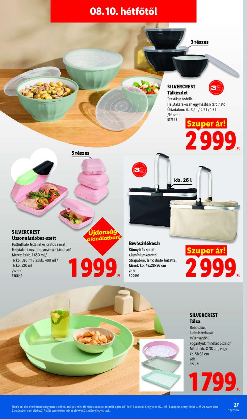 Lidl NonFood Újság 25 oldal