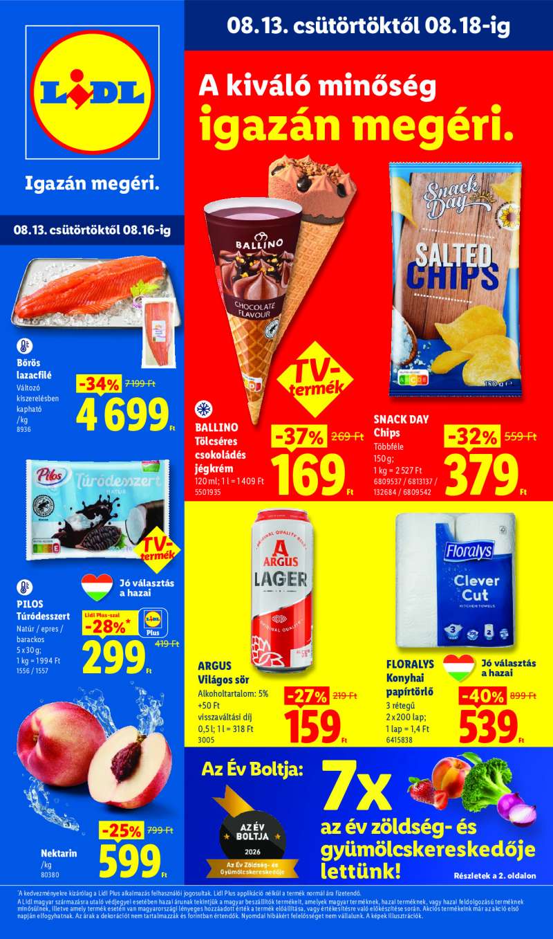 Lidl Érvényes 08.13-tól 1 oldal