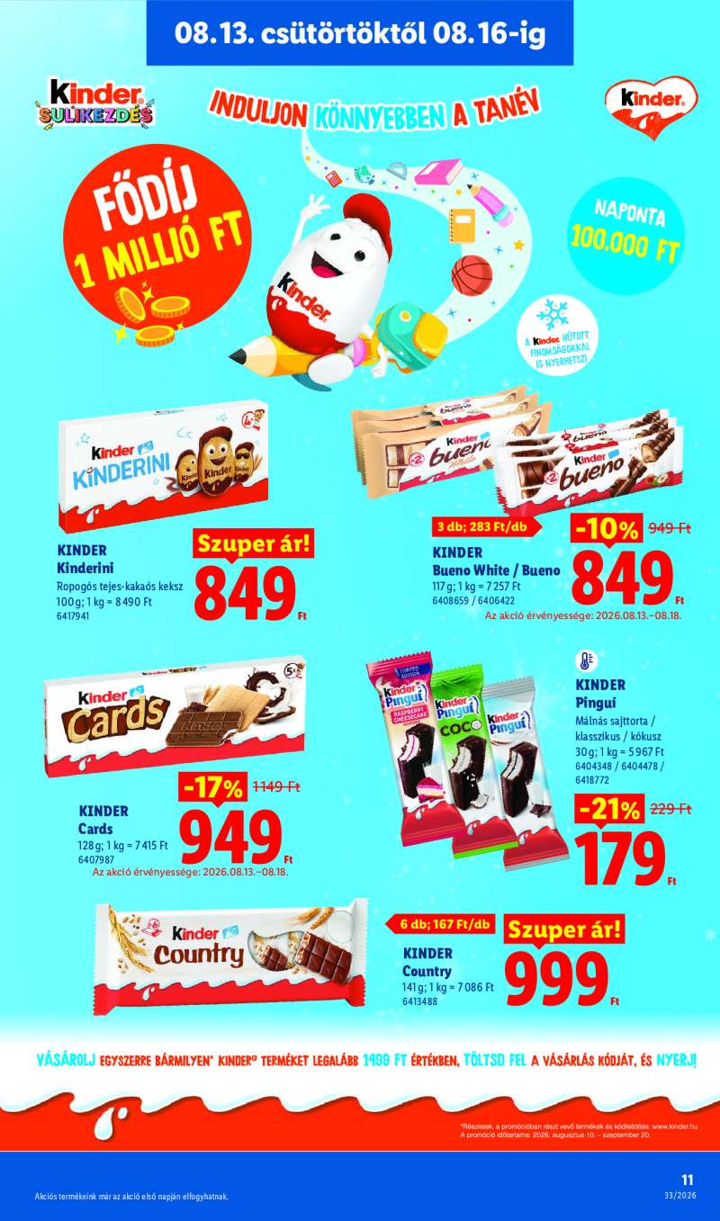 Lidl Érvényes 08.13-tól 11 oldal