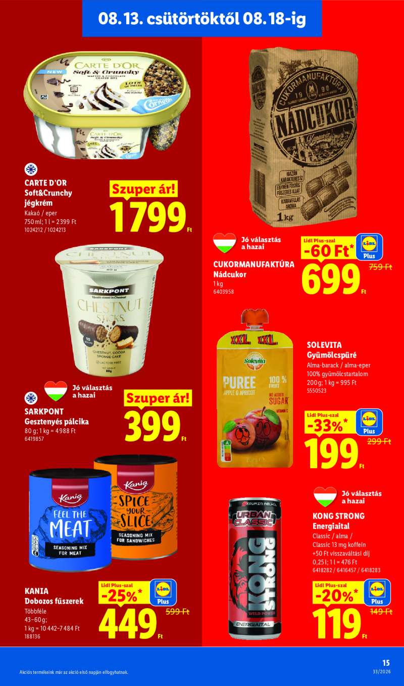 Lidl Érvényes 08.13-tól 15 oldal