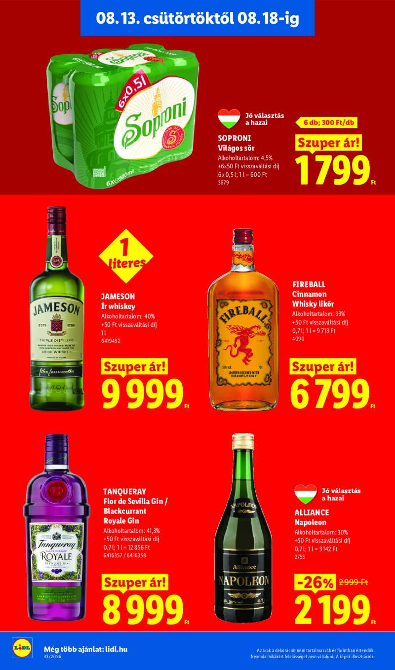 Lidl Érvényes 08.13-tól 16 oldal