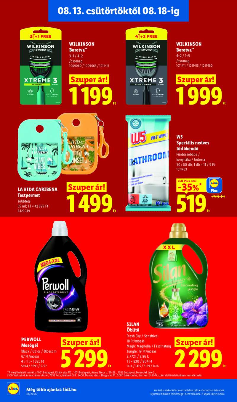 Lidl Érvényes 08.13-tól 18 oldal