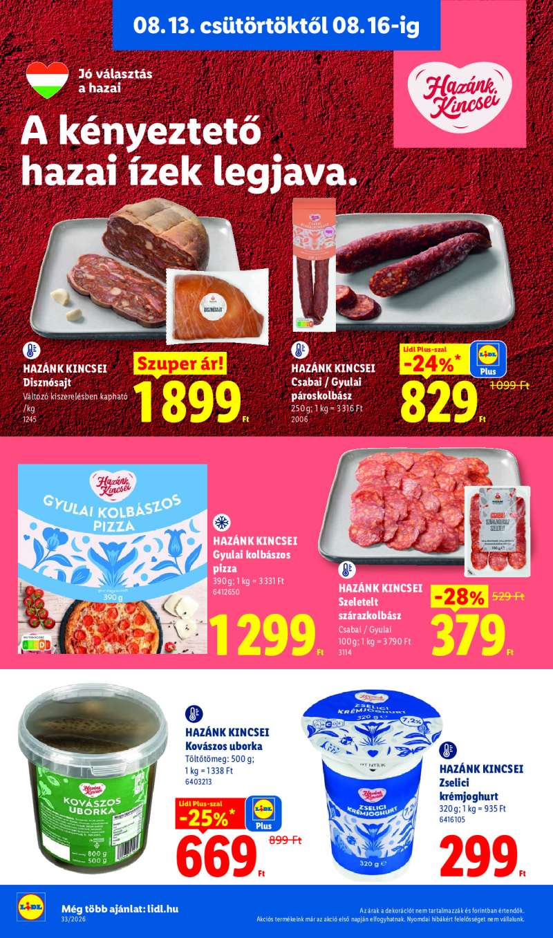 Lidl Érvényes 08.13-tól 20 oldal