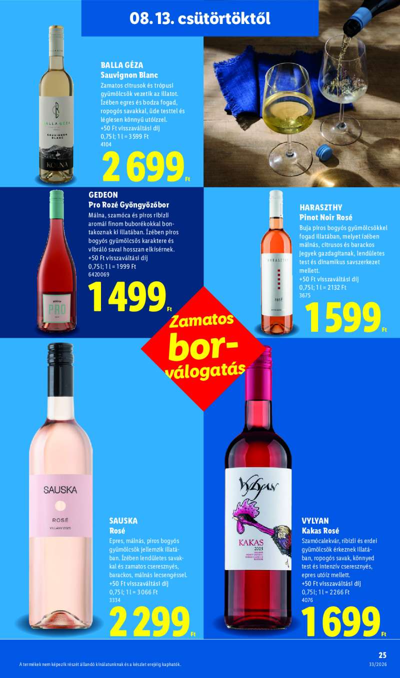 Lidl Érvényes 08.13-tól 25 oldal
