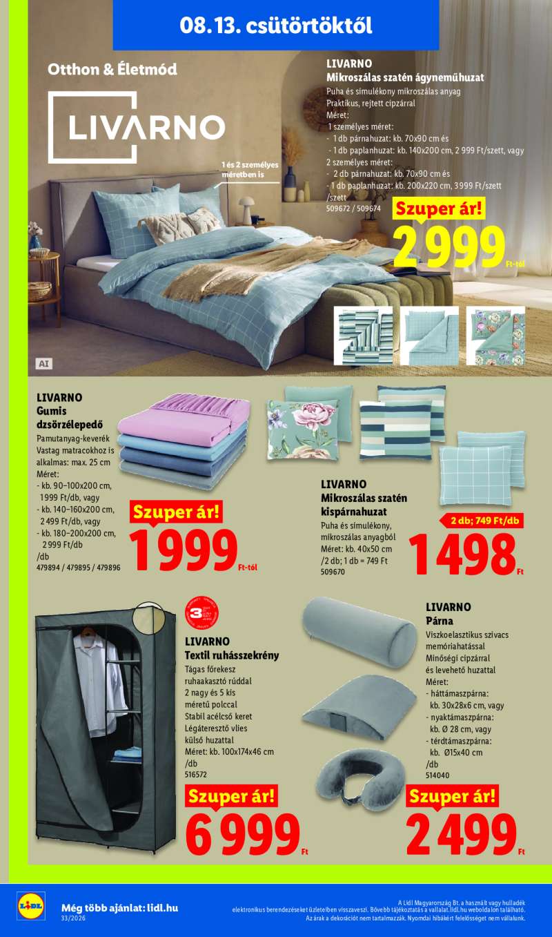 Lidl Érvényes 08.13-tól 32 oldal