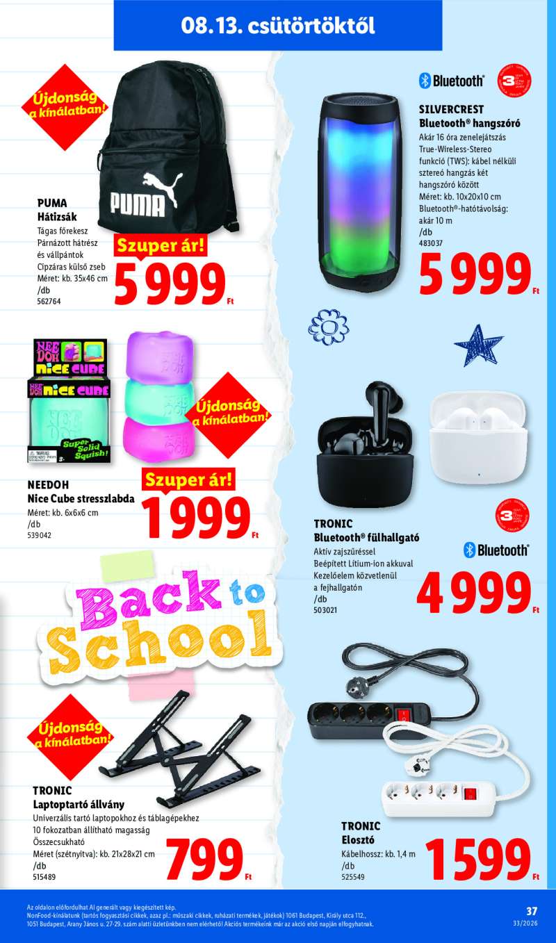 Lidl Érvényes 08.13-tól 37 oldal
