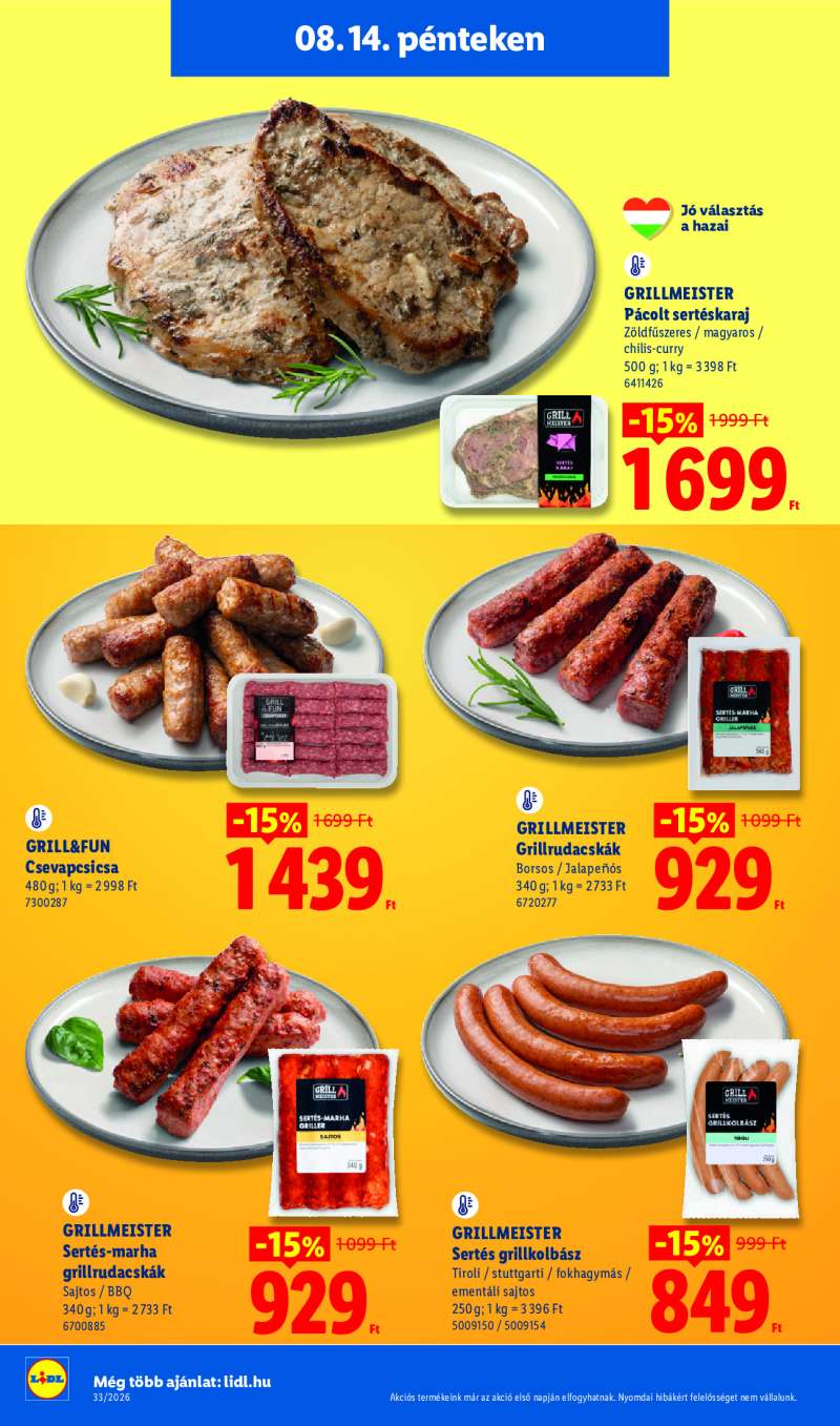 Lidl Érvényes 08.13-tól 44 oldal