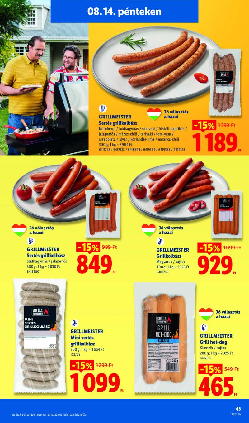 Lidl Érvényes 08.13-tól 45 oldal