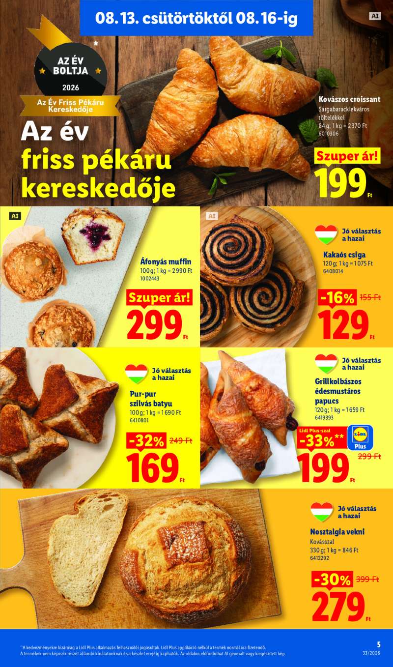 Lidl Érvényes 08.13-tól 5 oldal