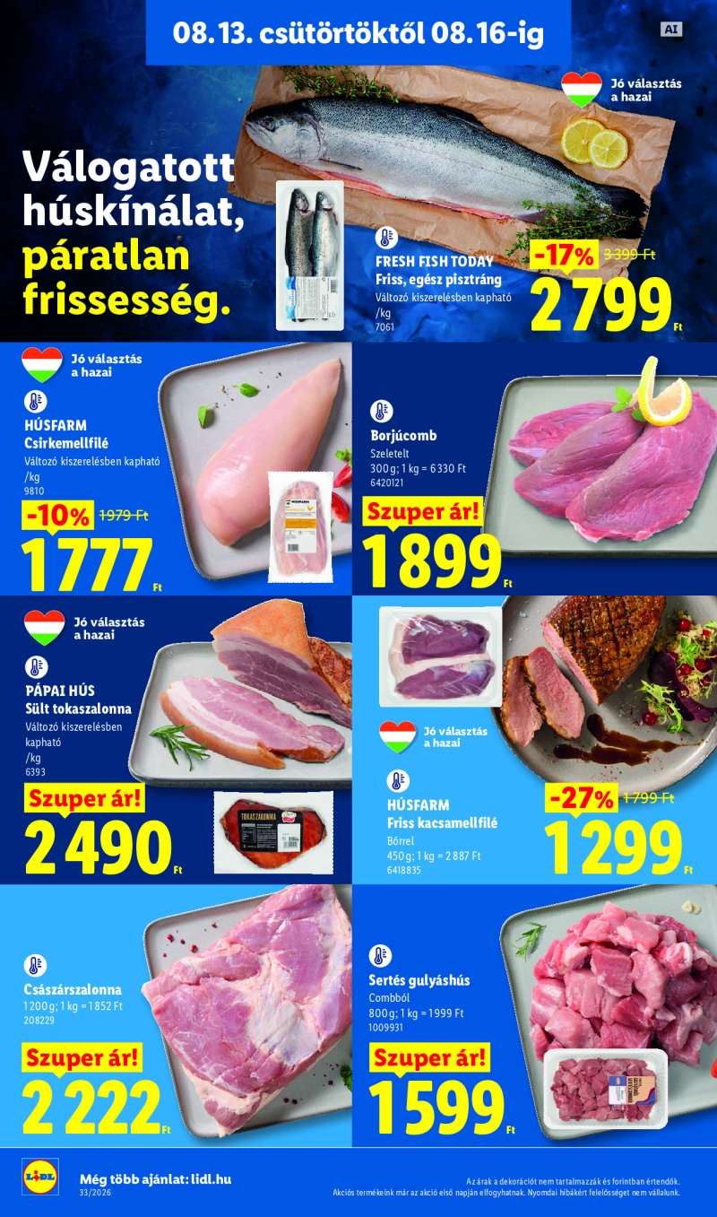 Lidl Érvényes 08.13-tól 6 oldal