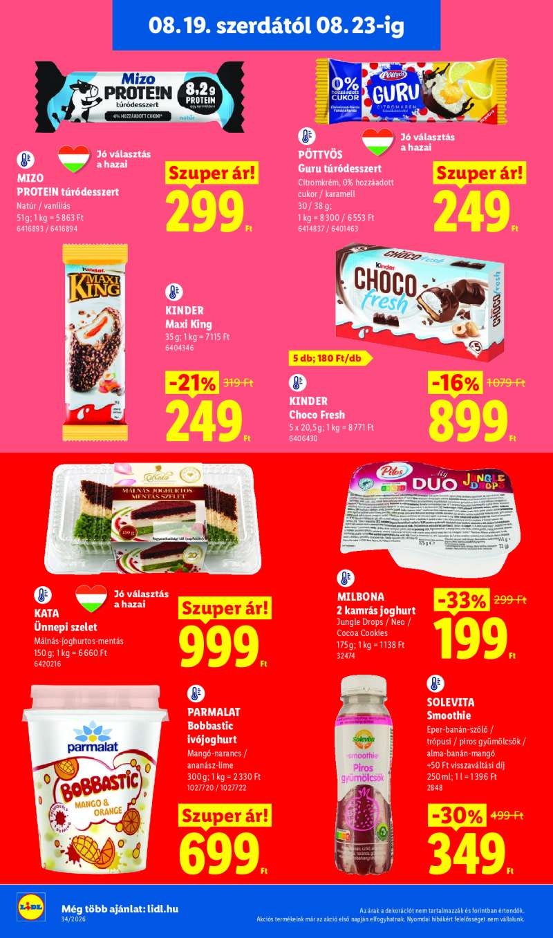 Lidl Érvényes 08.19-től 10 oldal
